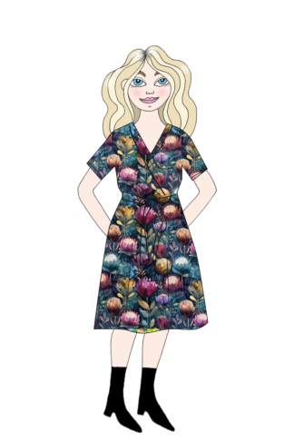 Klänning Astrid, Protea